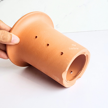 Load image into Gallery viewer, Luiz Hollow Terracotta Flowerpot with holes (Suitable for Orchid)