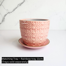 Load image into Gallery viewer, The Leaferie Marie flowerpot ceramic pink pot