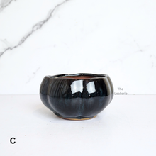Load image into Gallery viewer, The Leaferie Bonsai pot series 64. 3 colours ceramic pot