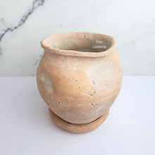 Load image into Gallery viewer, The Leaferie Yun Terracotta pot with tray