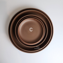 Load image into Gallery viewer, The Leaferie Zisha Tray large suitable for bonsai pots. reimi pots. 3 colours and 5 sizes. front photo of colour C