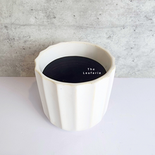 Load image into Gallery viewer, The Leaferie Kanji white ceramic pot