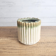 Load image into Gallery viewer, The Leaferie Olympia ice cream stick flowerpot. ceramic material