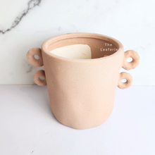 Load image into Gallery viewer, The Leaferie Yairos pot with handle.ceramic material