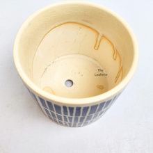 Load image into Gallery viewer, The Leaferie Noa blue ceramic pot