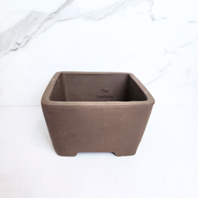 Load image into Gallery viewer, The Leaferie Reimi bonsai pot series 3 square zisha pot