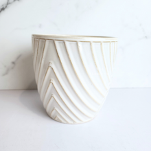 Load image into Gallery viewer, The Leaferie Sofiya white ceramic pot