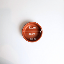 Load image into Gallery viewer, The Leaferie Zisha purple sand deep tray suitable for bonsai pot. 6 sizes . front view of size 12cm