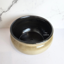 Load image into Gallery viewer, The Leaferie Acacia big pot without drainage holes. ceramic material suitable for fish