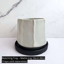 Load image into Gallery viewer, The Leaferie Livie beige ceramic pot