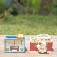 Load image into Gallery viewer, Retro Flowerpots (Camera and Radio)