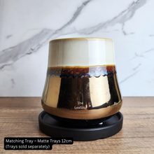 Load image into Gallery viewer, The Leaferie Roula pot. brown bottom ceramic pot