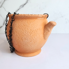 Load image into Gallery viewer, The Leaferie Yasmin Hanging terracotta kettle pot