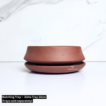Load image into Gallery viewer, The Leaferie Bonsai pot (Series 41) 3 colour zisha or purple sand material. Design A