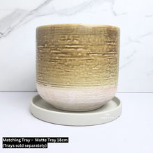 Load image into Gallery viewer, The Leaferie Nadia ceramic flowerpot.