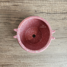 Load image into Gallery viewer, The Leaferie Liora pink flowerpot. ceramic material
