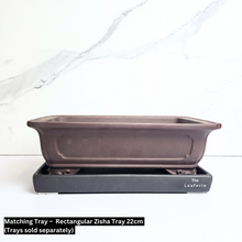 Load image into Gallery viewer, The Leaferie Bonsai Tally Rectangular series 6 flowerpot