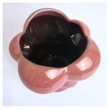 Load image into Gallery viewer, Leaferie Zia ceramic pot, one pink and one beige, Ceramic material