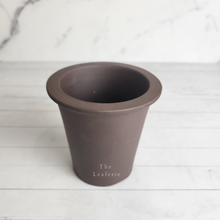 Load image into Gallery viewer, The Leaferie Bonsai pot 19 . zisha pots . Colour A / Top view