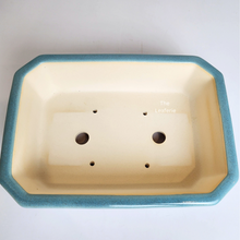 Load image into Gallery viewer, The Leaferie Rectangular bonsai pot. 2 colours ceramic material