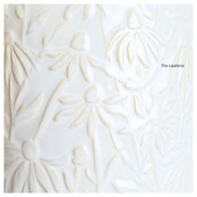 Load image into Gallery viewer, The Leaferie Noirra white ceramic pot.