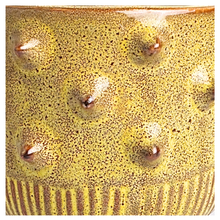 Load image into Gallery viewer, The Leaferie Nico yellow ceramic flowerpot
