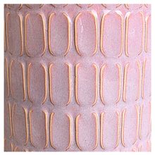 Load image into Gallery viewer, Arabella Pink textured ceramic planter with 'Leaferie' flowerpot