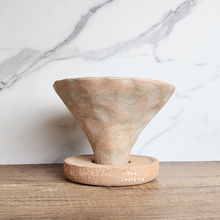 Load image into Gallery viewer, The Leaferie Harlow Terracotta Pot. funnel like.