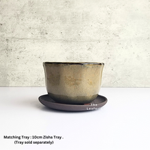 Load image into Gallery viewer, The Leaferie Bonsai Pot Series 32. 4 colours ceramic pot. Pot D with tray