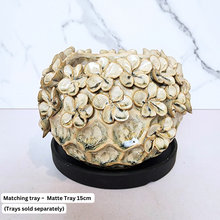 Load image into Gallery viewer, The Leaferie Handmade Gisele flowerpot. ceramic floral design