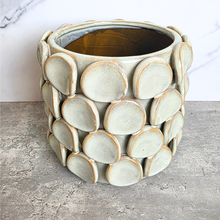 Load image into Gallery viewer, The Leaferie Orien Handmade pot. 3 designs ceramic pot.