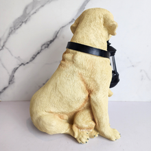 Load image into Gallery viewer, The Leaferie Azura dog puppy solar light garden ornament