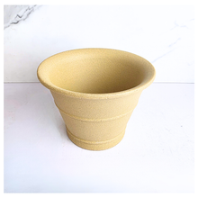 Load image into Gallery viewer, 'LEAFERIE Bonsai 100'. One pot is pale yellow and the other is dark brown. Zisha material