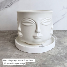 Load image into Gallery viewer, The Leaferie Satori flowerpot. Ceramic material