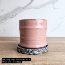 Load image into Gallery viewer, The Leaferie Teofania pink plant pot