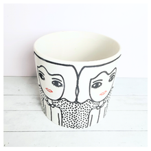 Load image into Gallery viewer, Rose Flowerpot (2 sizes)