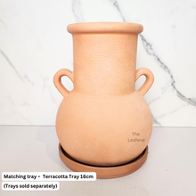 Load image into Gallery viewer, The Leaferie Yzel Terracotta flowerpot. pot with 2 handles
