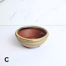 Load image into Gallery viewer, The Leaferie Bonsai pot (Series 57) 3 colours ceramic pot.