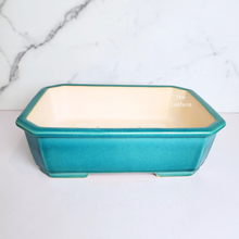 Load image into Gallery viewer, The Leaferie Rectangular bonsai pot. 2 colours ceramic material