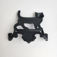 Load image into Gallery viewer, The Leaferie Cast Iron hook. cat and dog hook