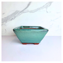 Load image into Gallery viewer, Leaferie Bonsai series 85 ceramic bonsai pots with 'LEAFERIE' branding and 'bonsai 85' text.