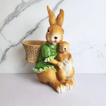 Load image into Gallery viewer, The Leaferie Cossima bunny rabbit flowerpot