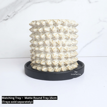 Load image into Gallery viewer, The Leaferie Kyllo spike ceramic flowerpot.