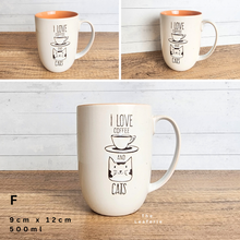 Load image into Gallery viewer, The Leaferie Olivier mug (Series 2) Ceramic mug 6 designs. Mug F