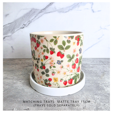 Load image into Gallery viewer, The Leaferie Belis flowerpot. ceramic floral pot