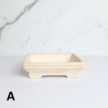 Load image into Gallery viewer, The Leaferie Petit bonsai series 47. 3 colours rectangular bonsai pot