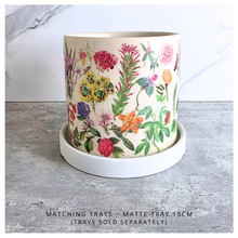 Load image into Gallery viewer, The Leaferie Elsie flowerpot. ceramic floral pot.