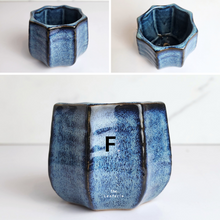 Load image into Gallery viewer, The Leaferie Petit Pots Series 12 . mini small ceramic pot. 9 designs. Design F