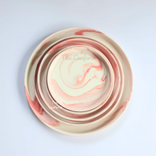 Load image into Gallery viewer, Pink Marbled Ceramic Trays (5 sizes)