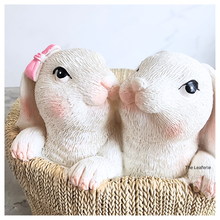 Load image into Gallery viewer, The Leaferie Hoppi Rabbit bunny pot. resin material.